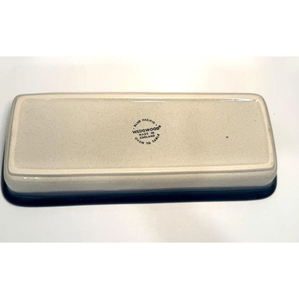 Wedgwood Blue Pacific 10 In Rectangular Baker Oven to Table